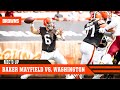 Baker Mayfield vs. Washington | Mic'd Up
