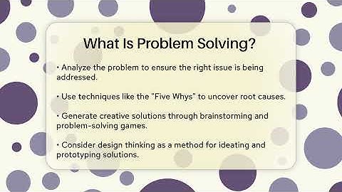 What Is Problem Solving? - The Personal Growth Path