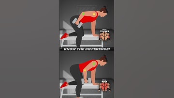 ❗ONE-ARM ROW vs TRICEP KICKBACK: KNOW THE DIFFERENCE! #animation #fitness #gym #tips #workout