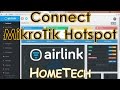 AirLink Hotspot - Configure MikroTik Hotspot as Radius Client for User Authentication