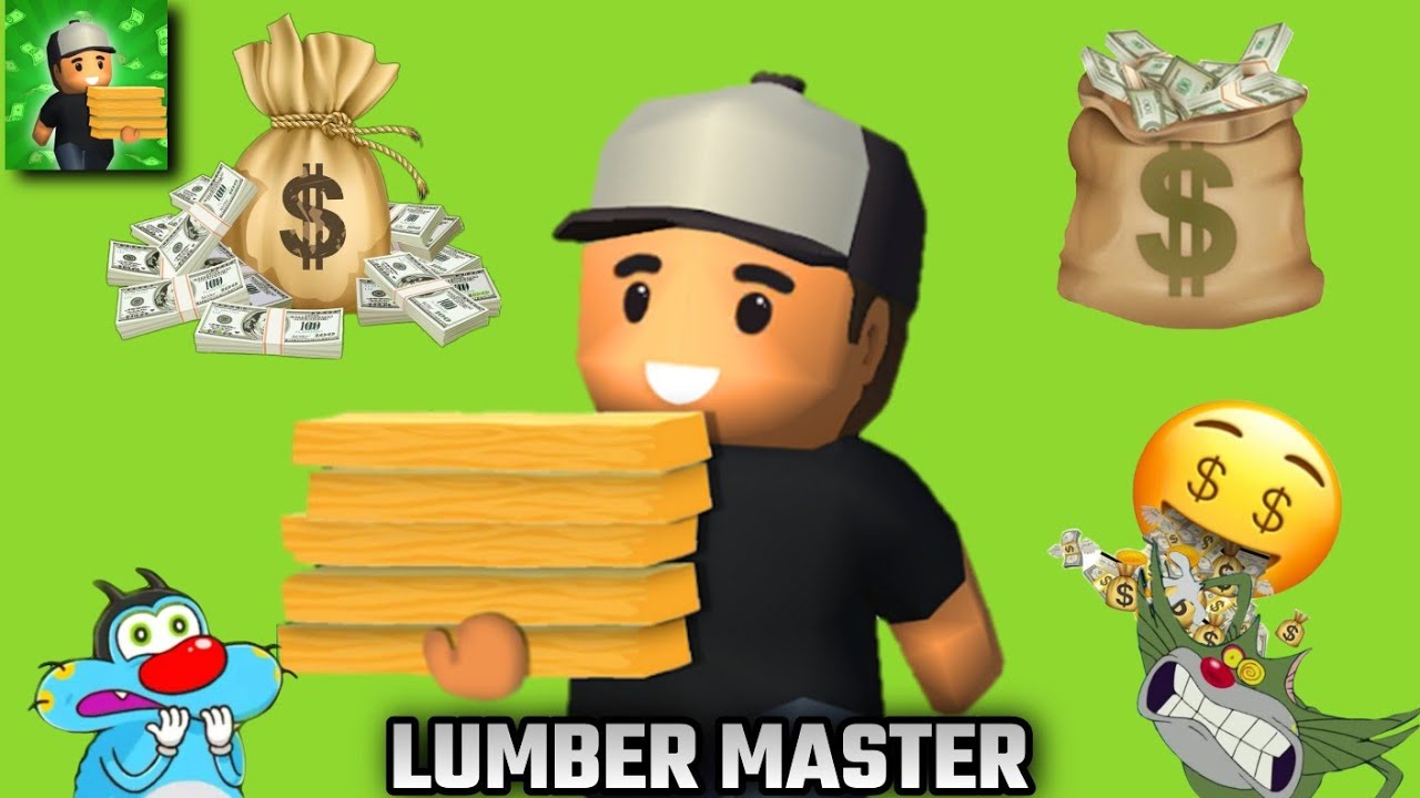 Oggy And Jack Playing Lumber Master Game With Bob And Shinchan Oggy