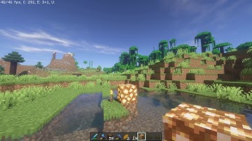 Minecraft test Shaders SEUS V11 in Core i5 2310+GTX1050TI 4GB+Ram 8GB