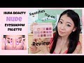 GRWM| Huda Beauty Nude Eyeshadow Palette - Swatch, Try on, Review -Spring Pink Eyeshadow Look