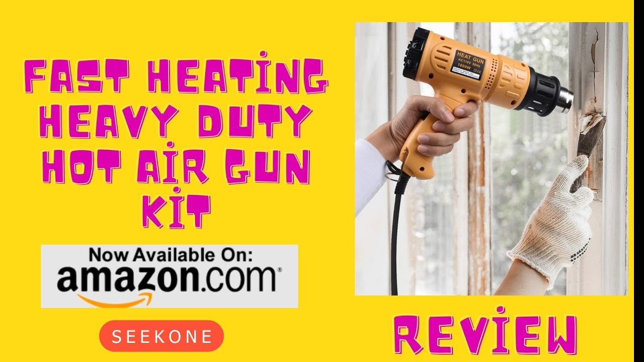 SEEKONE- Fast Heating Heavy Duty Hot Air Gun Kit