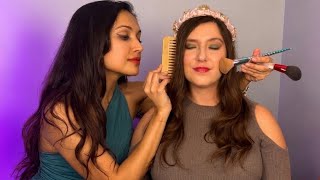 ASMR Makeup Application, Relaxing Hair Brushing & Curling, Soft Whispers for Deep Relaxation 😴  screenshot 2