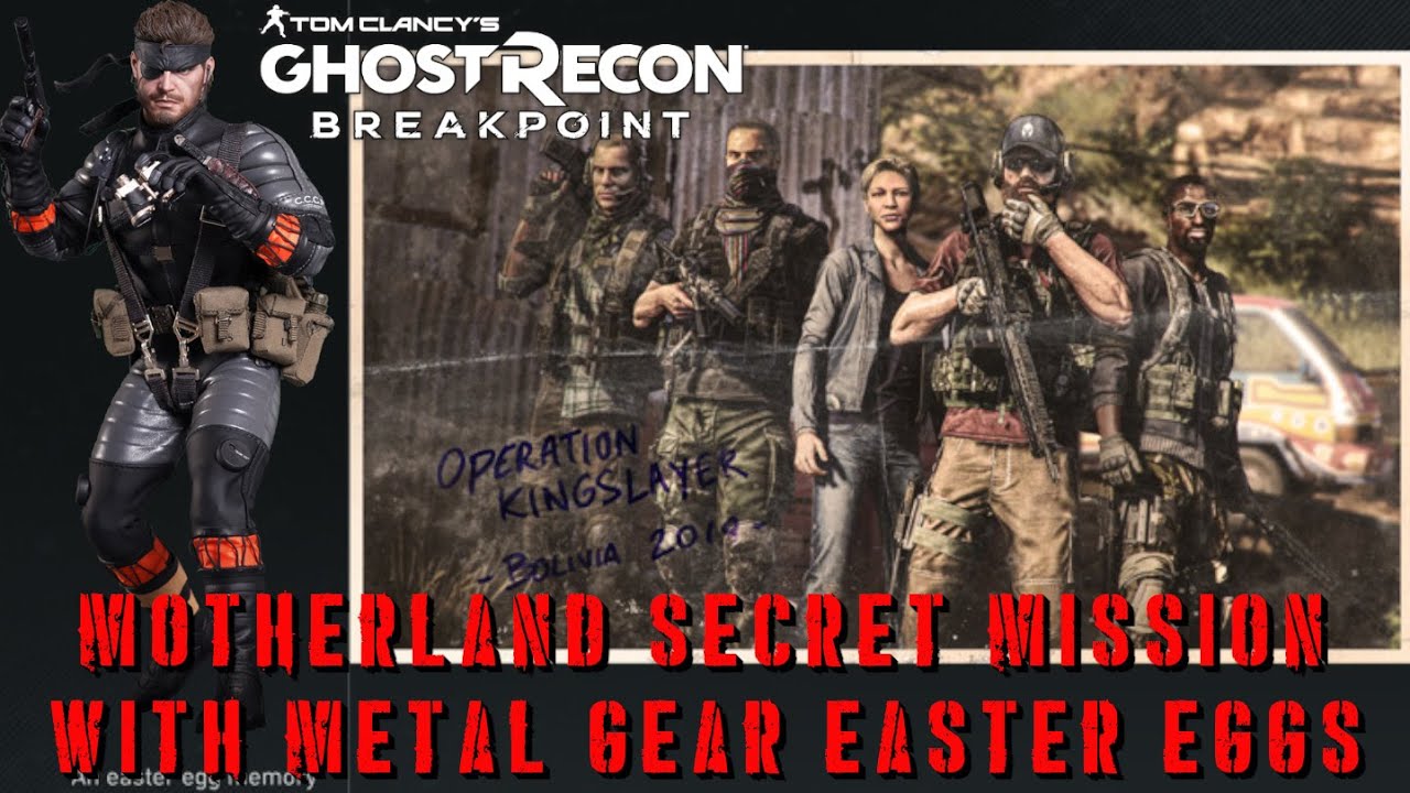 Ghost Recon Breakpoint - SECRET MISSION In Motherland Solid Snake Easter Eggs