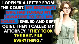 My Grandmother Left Me Her $380K House — My Brother's Wife Forged My Signature… So I Let Her Thin...