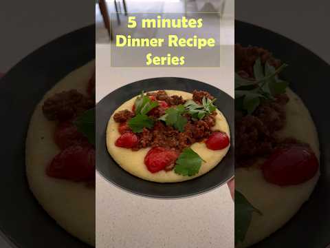 5min Polenta & Beef