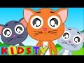 Five Little Kittens | Nursery Rhyme For Children And Kids Songs