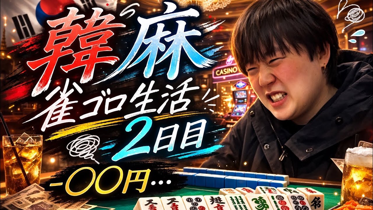 韓国雀ゴロ生活2日目