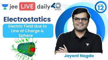 Electrostatics L7 | Line of Charge & Sphere | #jee2024 #jee2025 #jeephysics #jayant_nagda