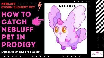 Prodigy Math Game | HOW to CATCH a RARE NEBLUFF Pet in Prodigy. (MOST Simpler way  to Catch)