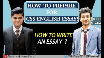 How To Prepare For CSS English Essay Paper | CSS Topper Muhammad Asif Nawaz