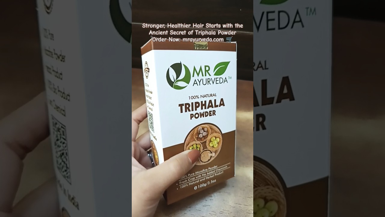 Triphala Powder for Hair 🌿 | Natural Hair Care Tips 💚 