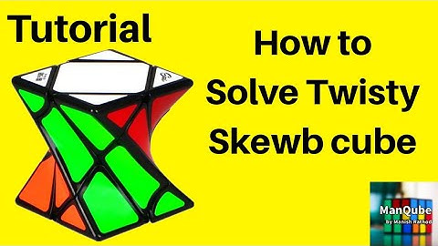 Twisty Skewb Cube Tutorial |how to solve twisty skewb cube | Twisty Skewb Algorithms