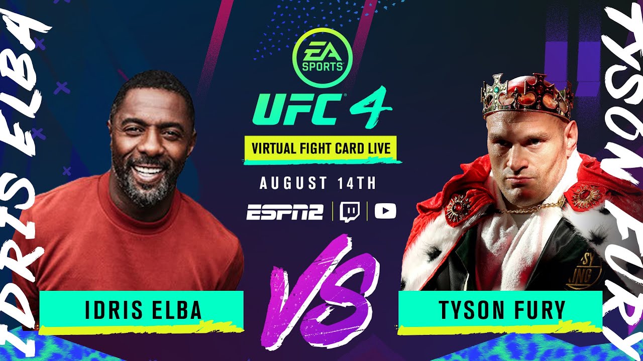 Idris Elba vs. Tyson Fury | EA SPORTS UFC 4 Virtual Fight Card LIVE