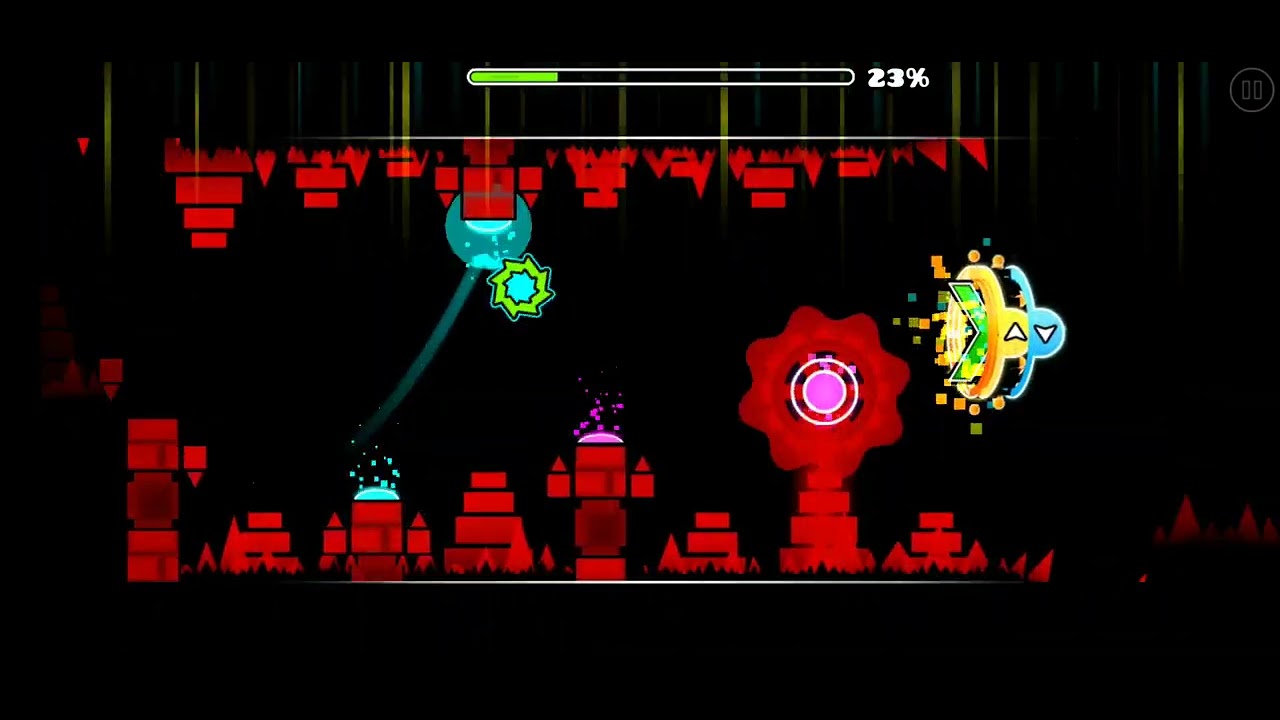 Smjs GEOMETRY DASH GAMEPLAY - YouTube