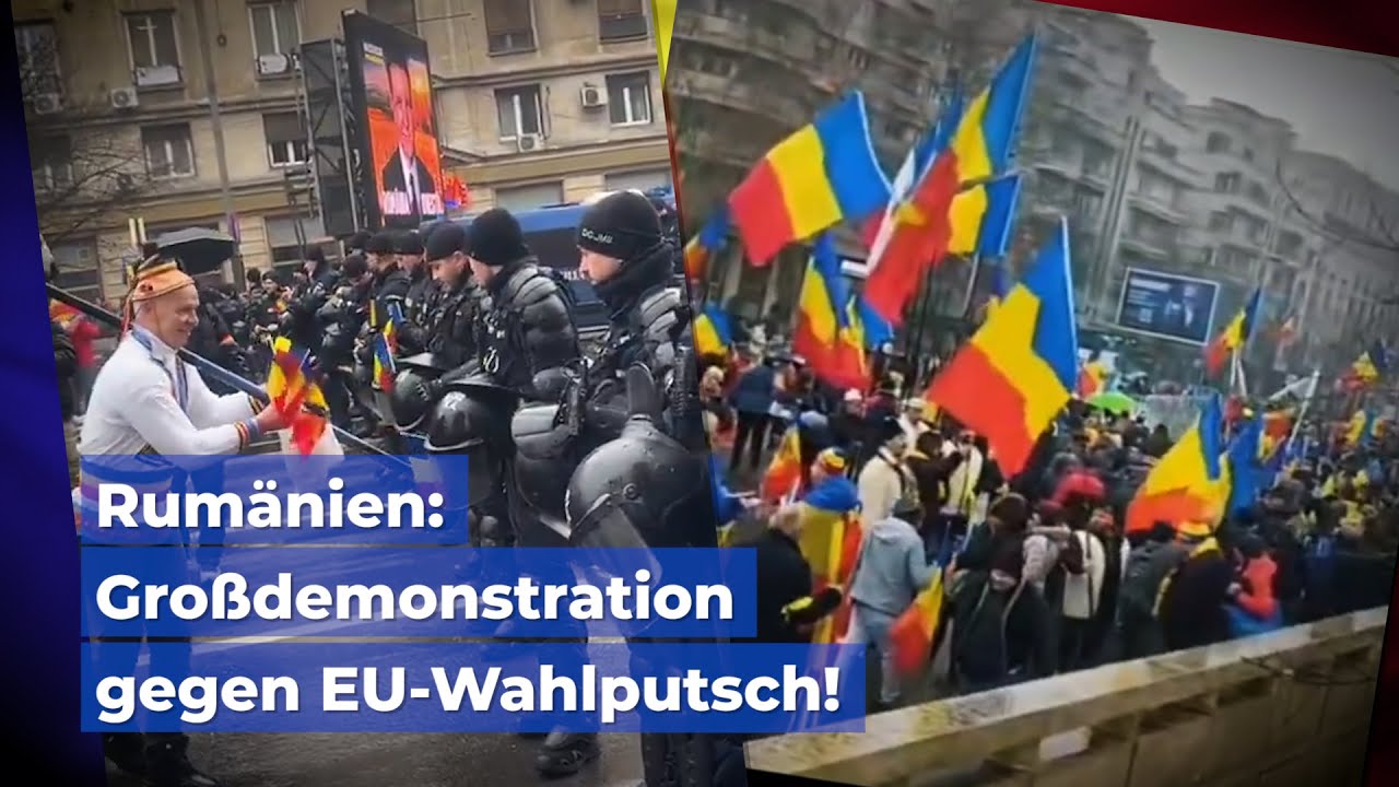 Rumänien: Großdemonstration gegen EU-Wahlputsch