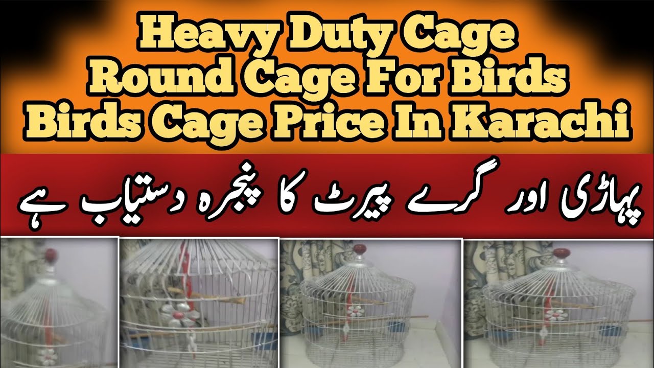 Heavy Duty Cage Round Cage For Birds Birds Cage Price In Karachi