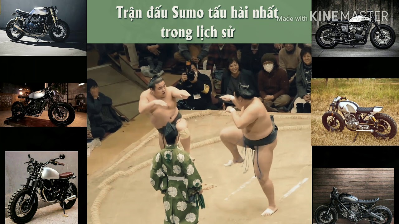 Trận đấu sumo siêu hài hước