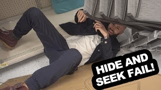 We played HIDE AND SEEK in Walmart! | The Pun Guys