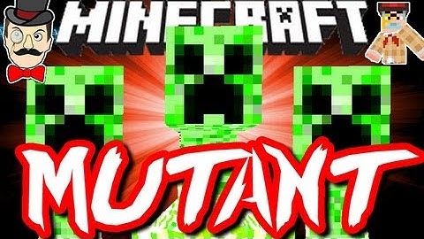 Minecraft MUTANT CREEPERS! Mutant Creatures Mod Showcase!