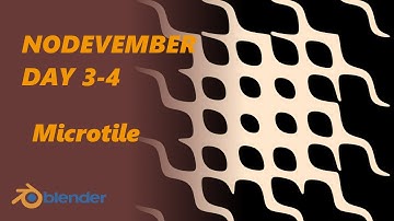 Nodevember Day 3-4 Microtile