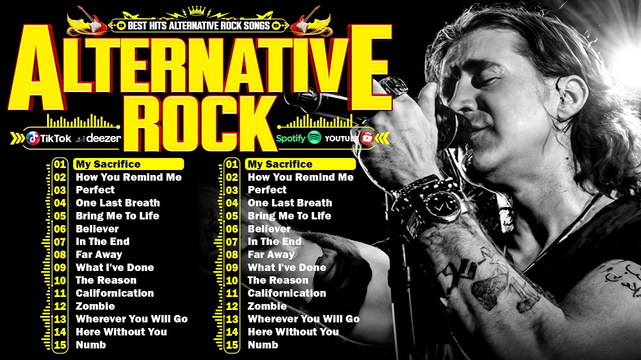 Creed, Simple Plan, Hoobastank, The Calling, Howie Day, Linkin Park || BEST ALTERNATIVE ROCK 2000's