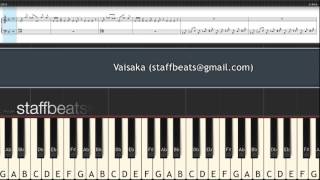 Vaisaka Sandhye - Piano Notes chords