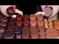 ASMR MILK + DARK CHOCOLATE TICO ICE CREAM, MARSHMALLOWS, MILKA CHOCO WAFER, OREO, MOON PIE, COOKIE먹방