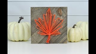 Leaf String Art Tutorial
