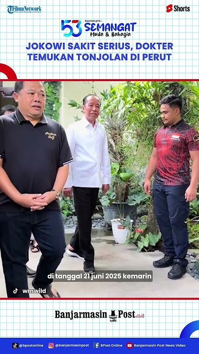 Jokowi Sakit Serius, Dokter Ungkap Penyakit yang Diderita Mantan Presiden