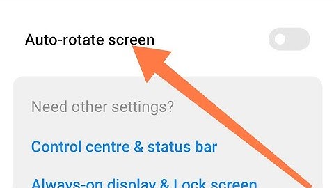 how to on off auto rotate screen redmi note 8,redmi mobile me auto rotate screen on off kaise kare
