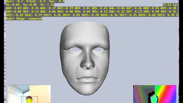 HD Face Tracking Demo 2012 (Tech Inside XBox One Kinect)