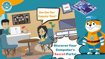 Internal components of a computer | The Captain AHS-Show | Best Learning Videos For Kids