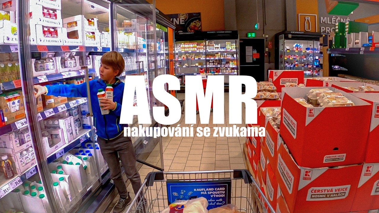 ASMR CZ - Nakupování + zvuky, podle seznamu