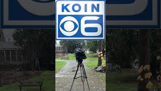 Unexpected Flood From Calm Creek to Raging River KOIN 6 Interview