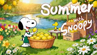 Lemon Summer with Snoopy 🍋☀️ Sunny Jazz for Happy Days & Fresh Vibes at Snoopy Station