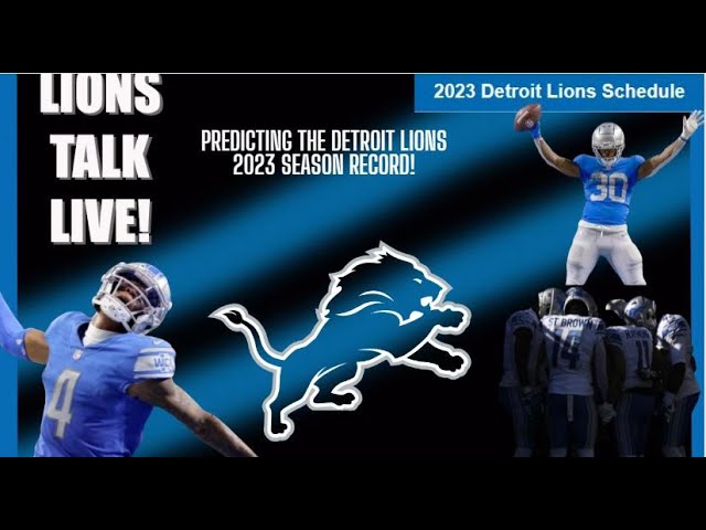 Predicting the Detroit Lions 2023 Schedule — Pro Sports Fans