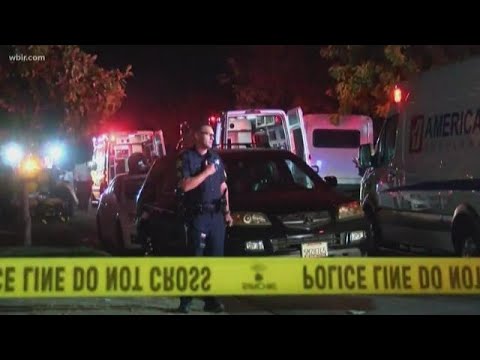 10 shot, 4 killed in Fresno, Calif. backyard football party - YouTube
