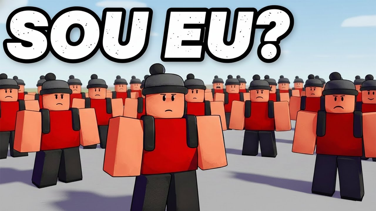 Eu enganei todo mundo sendo um NPC no Roblox!