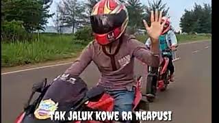Story whatsapp Demi Kowe anak motor