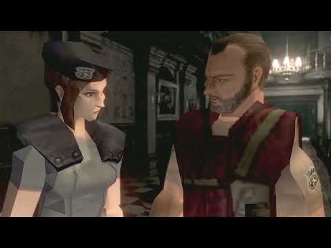 Playing Resident Evil REmaster with PS1 Graphics and Sounds Mod Showcase