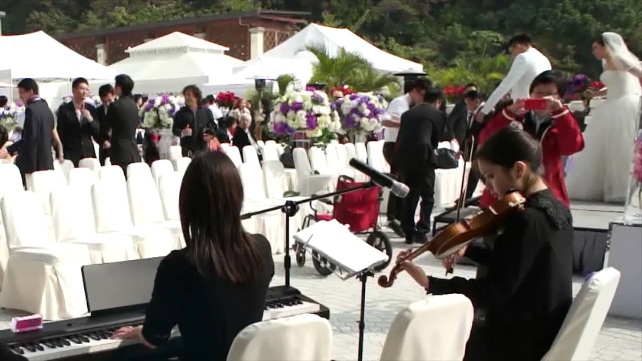 Canon in D - Hong Kong Wedding Live Band@ The Repulse Bay ( Violin + Piano + Cello)