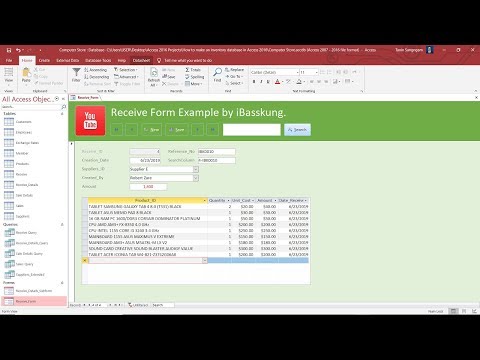 How to make an inventory database in MS Access (Part 6)