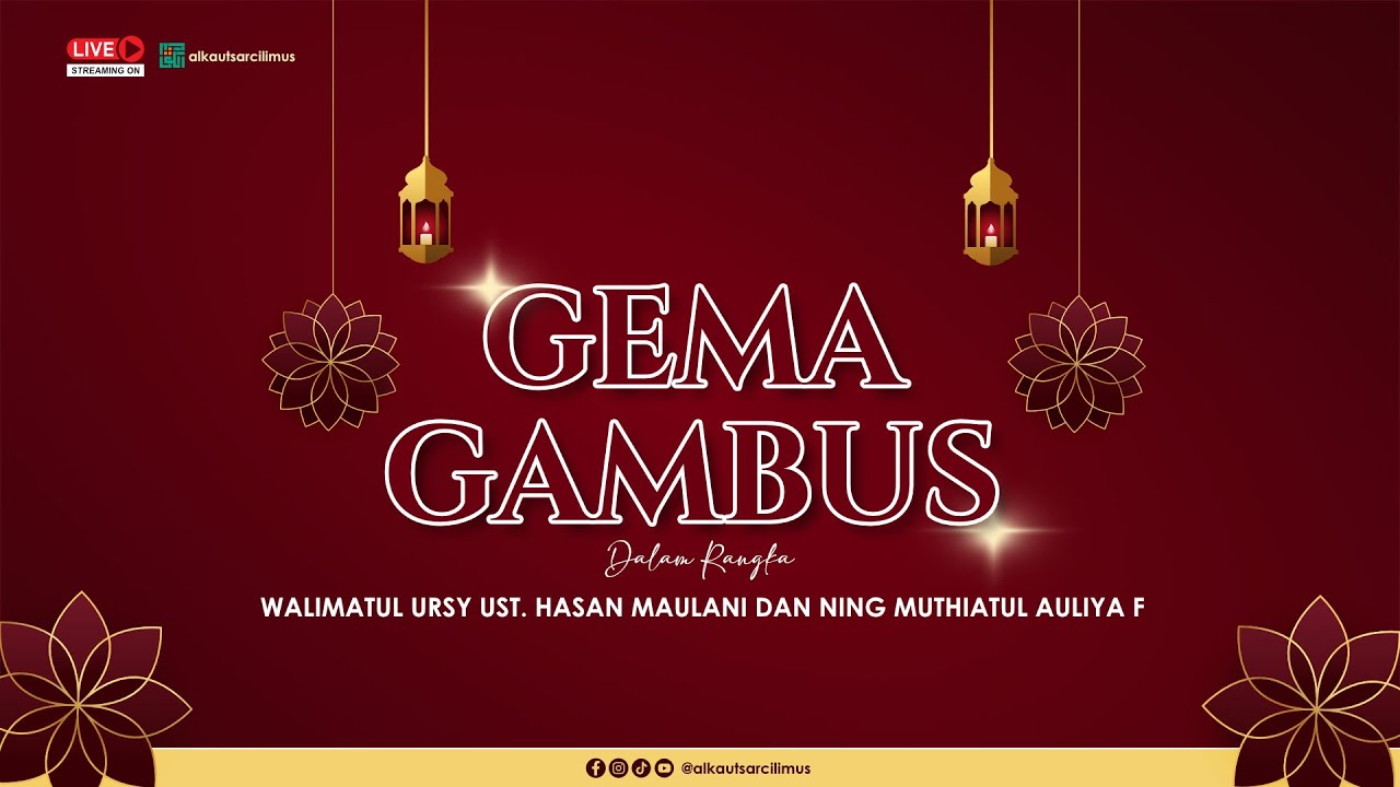 Jalsah Gambus Resepsi Gus Hasan Maulani Dan Ning Muthia Aulia Faza || Ahad, 28 September 2025 M.