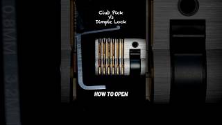 How to open a dimple lock with our club pick. #locks #locksmith #locksport #lockpicking #edc #diy