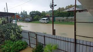Абхазия наводнение 25 сентября Цандрипш ул.Добровольцев