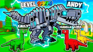 Reaching MAX EVOLUTION For The MECHA DINOSAUR In Roblox My Dino Life!