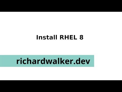 Installing Red Hat Enterprise Linux 8
